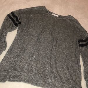 NWT MOa Moa Silver Metallic Sweater - Size 1X